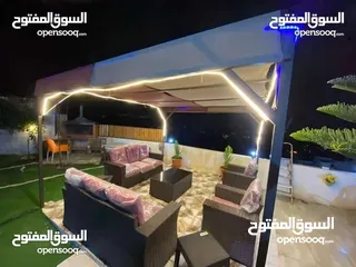 18 شاليه فاخر اطلالة رائعه جرش سعر مغري