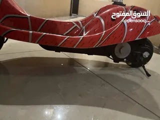  7 Electric scooter spiderman design