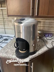  6 محضرة القهوة 10 اكواب بسعة 1.25 لتر من سيفيرين بحاله جيدا جدا بحاجه الى ابريق فقط