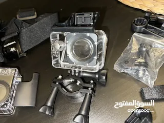  4 Action Camera 4k For bike  With 3 battery  and a accessories