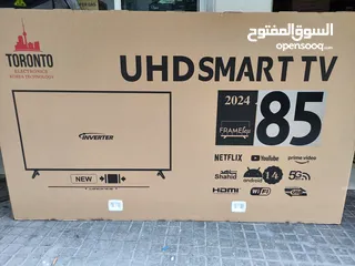  1 Tv 85 inch smart 4k original brand