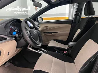  15 تويوتا يارس 2018 فحص كامل 7 جيد من دون ملاحظات بحالة الوكالة