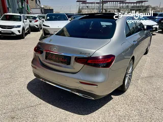  7 مرسيدس E350 AMG ذهبي 2022 اعلى مواصفات بحالة الزيرو مميزة جدا جمرك جديد