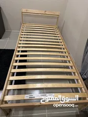  1 IKEA Single Bed Frame and Mattress