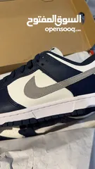  1 حذاء نايك دانك الاصلي Nike Dunk Low Blue and grey