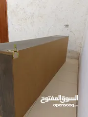  5 خزانة مطبخ خشب 3 ابواب جداريه   نوع mdf مستعمله بحاله ممتازه