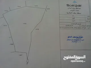  6 ارض 7349 م للبيع في بطمه (الشوف)