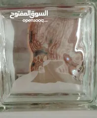  7 طوب زجاجي مستعمل بحالة ممتازه جدا  ساده صناعه اندونيسيه
