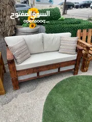  3 كل ما يلزم الحديقه عشب صناعي جميع انواع خشب سويد تفصيل شجر صناعي جلسات خشب سويدي اشجار تحاكي الطبيعة
