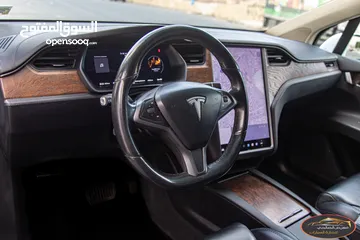  10 Tesla Model X 100D  2018  السيارة بحالة الوكالة