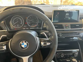  17 BMW 218d Twin Turbo  مميزة، اقتصادية (سولار) ، عائلية 7 ركاب، اعلى فئة