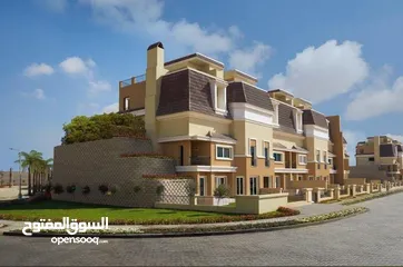  16 فيلا للبيع كمبوند سراي سور في سور مع مدينتي S Villa For sale in Sarai New Cairo