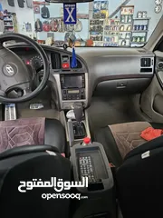  5 هونداي افانتي 2006 بحالة ممتازة خالية من القص الطولي والعرضي للبيع جميع اجزاء السيارة نظيفة