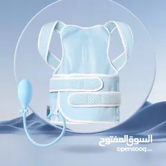  6 حزام تصحيح الظهر الهوائي الاصلي متوفر بلونين ازرق وزهري الحل الأمثل لتحسين استقامة الظهر ونحت