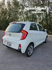  5 # KIA PICANTO ( YEAR-2017) WHITE COLOR HATCHBACK CAR FOR SALE