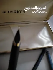  9 قلم Parker مطلي دهب بالكامل عيار 14
