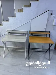  10 طاولات لابتوب مكتب متحركة بجميع التصاميم خشب قاعدة حديد بعجلات Laptop Desk متوفر بالوان Table mate