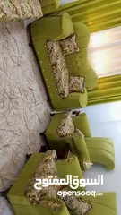  3 طقم كنب ملووووكي شبه جديد خشب تفصيل