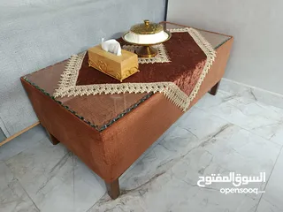  5 كنبايات لغرفة السفرة او الجلوس (شبه جديد)