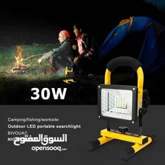  5 مصباح LED قابل لاعادة الشحن للتخيم والرحلات والجلسات الخارجية