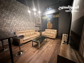  1 افخم واجمل غرفه وصاله مفروشه بالكامل للإيجار الشهري في ابراج الستي النعيميه