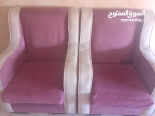  3 طقم كنب كورنر مستعمل للبيع  بحالة جيدة