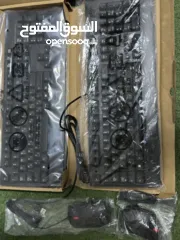  2 Lenovo USB Keyboard & Mouse Combo Model SK 8827 NIB