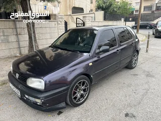  14 جولف موديل 1993 للبيع لون باذنجاني كامل اضافات