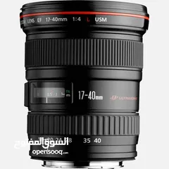  1 Canon EF 17-40mm f/4L USM Lens