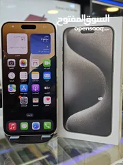  7 Apple Iohone 15 Promax(256GB 15 برو ماكس (256) جيجا وارد الشرق الاوسط