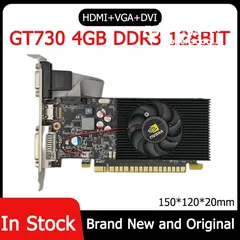  1 كرت شاشه نفيديا جيفورس NVIDIA GEFORCE GT 730 4GB GDDR3 LP GRAPHIC CARD