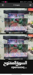  1 black colour fish aquarium for sale