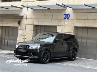  9 رنج روفر سبورت بنزين/ Range Rover sport موديل 2019  فحص كامل فل كامل بحاله الوكاله