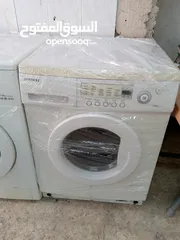  4 غسالات فل اتوماتيك 7ك بوش ألماني وAEGأمريكي وسامسونج وإل جي كوري لون أبيض عالفحص٫موجودات بالبقعة