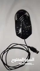  7 ماوس ألعاب Jedel بإضاءة RGB ملونة وجذابة، مستعمل بحالة ممتازة ويعمل بكفاءة عالية، مناسب للجيمينغ