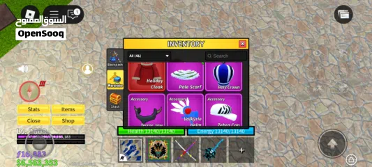  11 حساب روبلوكس ماب بلوكس فروت (Blox fruits)