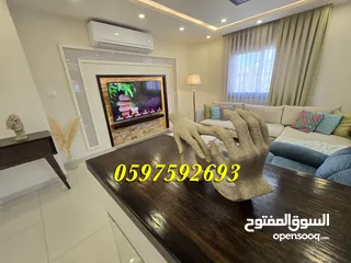  18 شقة فاخرة مفروشة للبيع رام الله الطيرة خلف جاسمن 185 م.