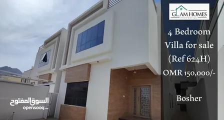  1 Modern 4 BR villa available for sale in Bosher Ref: 624H