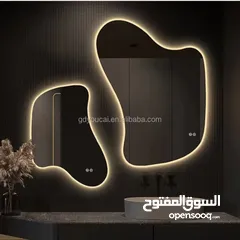  1 زجاج مرايا سيكوريت تفصيل وتركيب جميع انواع الزجاج وديكورات مرايا المداخل مع الاضاءة