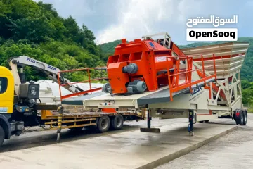  3 محطة خلط خرسانة متنقلة للبيع من المصنع مباشرة – جاهزة للتسليم من المخزون