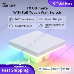  4 SONOFF T5 WiFi Smart Touch Wall Switch Voice Remote Control via Alexa Google Home