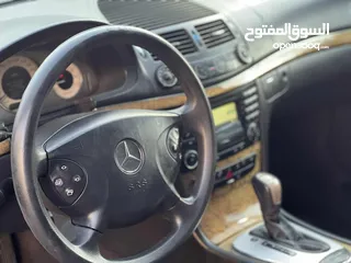  15 مرسيدس e200 موديل 2006 بحالة الوكالة فل اضافات افنتجارد لون اسود بالصلاة ع النبي ما شاء الله