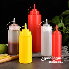  3 علب كاتشب ومايونيز