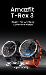  3 Amazfit T-Rex 3 Smart Watch support with ios & android