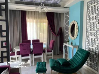  12 شقة مفروشة  للايجار في عمان -منطقة الرابيه منطقة هادئة ومميزة جدا