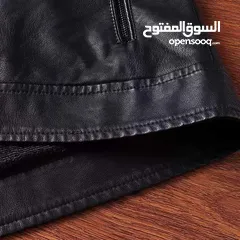  4 جواكت رجالي جلد راقي بخامه ممتازه ضد البرد بمقاسات مختلفه  XL-XXL-XXXL