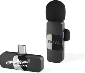  2 مايك تسجيل من براند بويا الأصلي لهواتف الاندرويد Boya BY-V10 For Android Mic