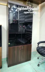  22 خزانة ملفات ابواب زجاج عمق 40سم عدة الوان  متوفر بعدة الوان حسب الطلب توصيل مجاني داخل عمان والزرقاء