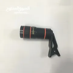  3 عدسات كاميرا الهاتف المحمول NEWKS 12X، مزودة بمشبك