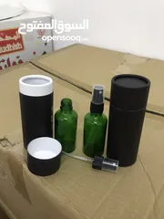  4 50 ml Empty Glass Bottles and gift boxes